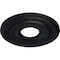Ekena Millwork Lauren Ceiling Medallion (Fits Canopies up to 6 1/4"), 20 5/8"OD x 6 1/4"ID x 1 3/8"P, Steel Gray CM20LNSGS - alternate 4